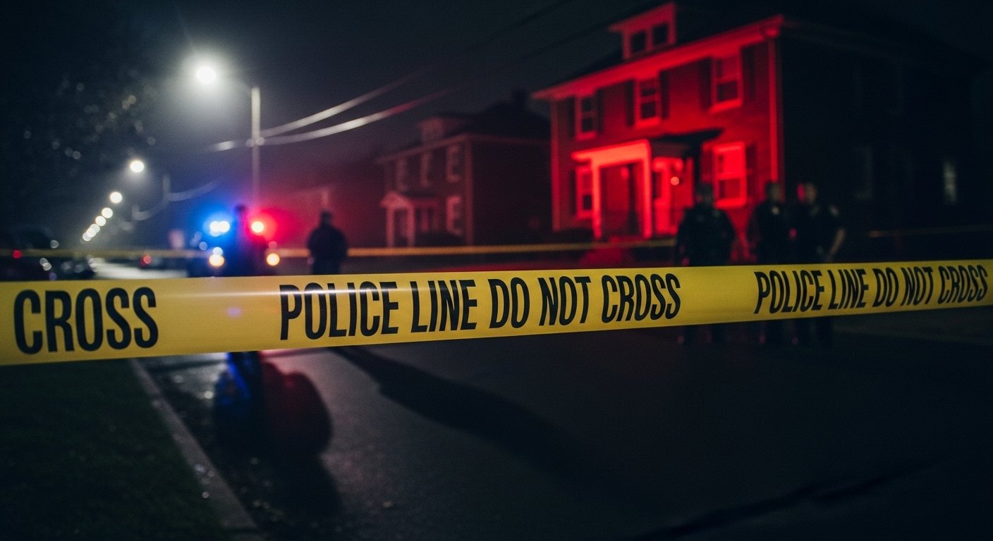 Police investigation at a Hilltop neighborhood home following the shooting of James Pettigrew Jr.