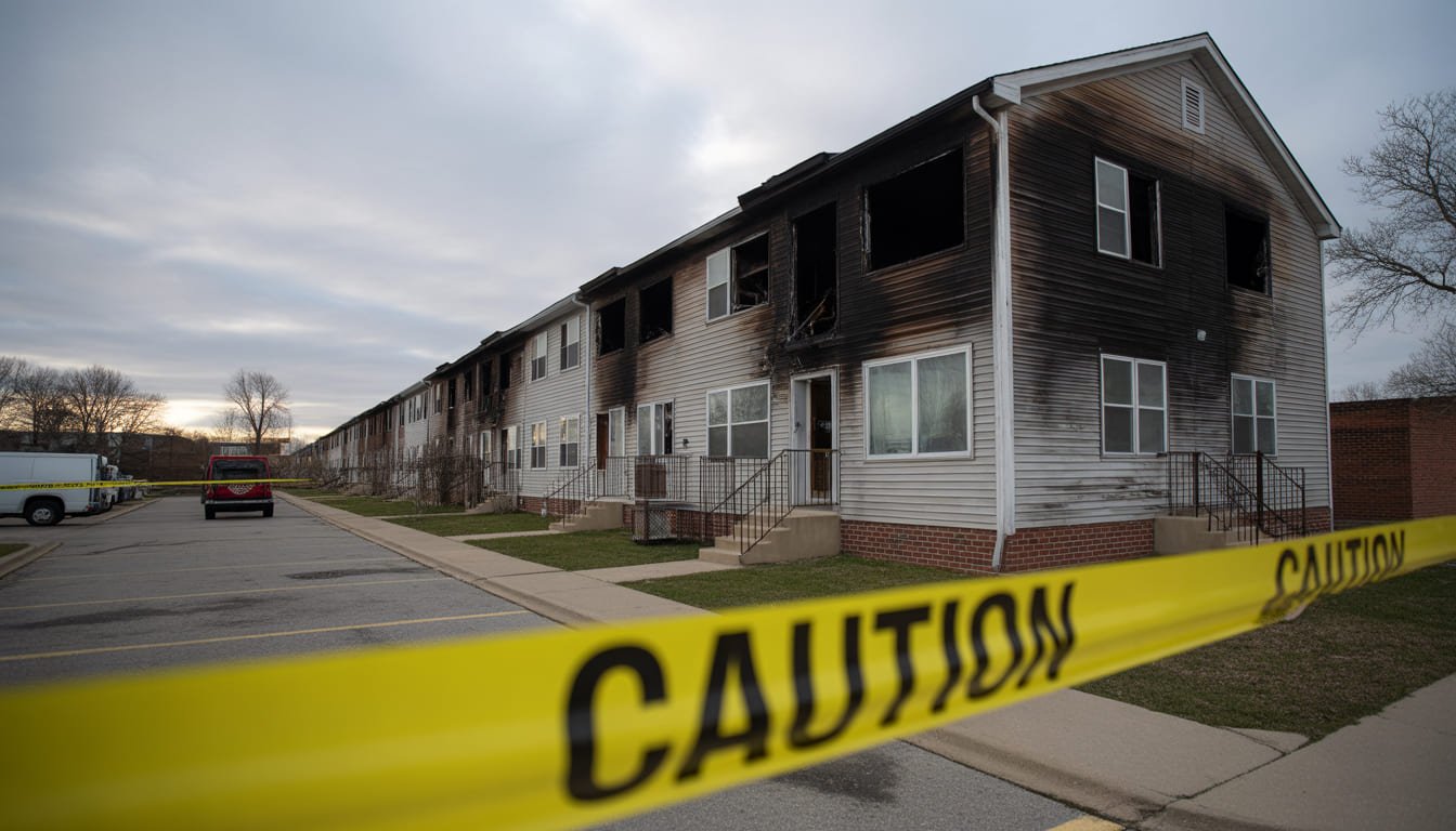 Early Morning Apartment Fire Displaces Families in Southeast Columbus; Red Cross Providing Emergency Aid