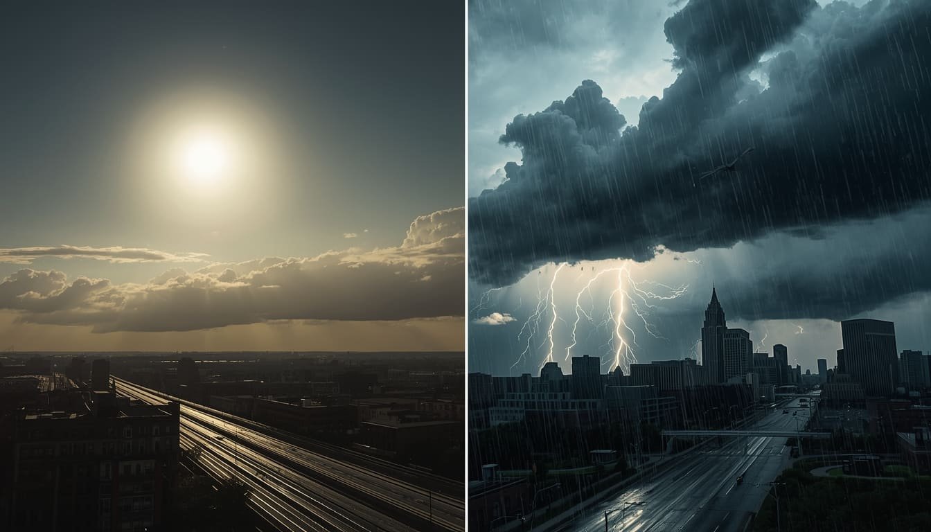 Weather Alert: Columbus Braces for 2 Inches of Rain and Flash Flood Risk Tonight After Record 77° High