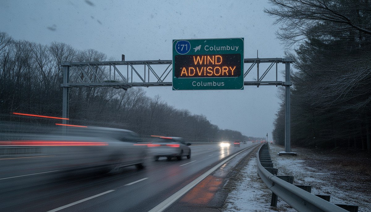 Weather Alert: Columbus Braces for 40 MPH Gusts and Sudden Freeze as Rain Turns to Snow