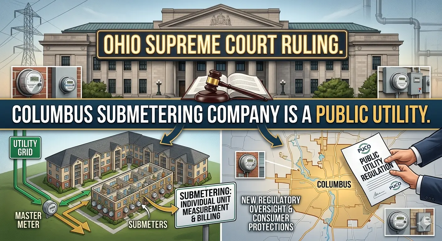 Ohio Supreme Court Rules Columbus Submetering Company Is a Public Utility