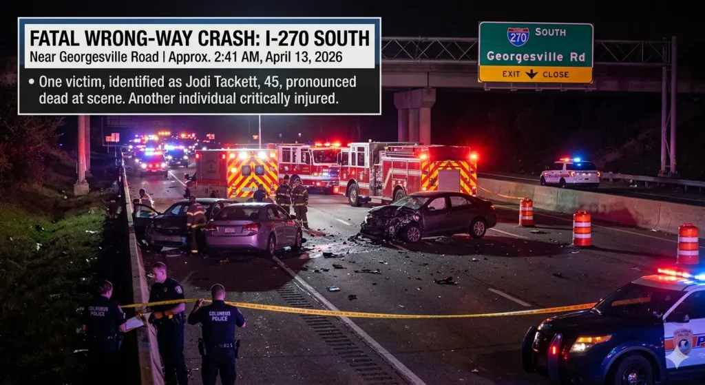 West Columbus Wrong-Way Crash on I-270 Kills One, Critically Injures Another Near Georgesville Rd West Columbus Wrong-Way Crash on I-270 Kills One, Critically Injures Another Near Georgesville Rd