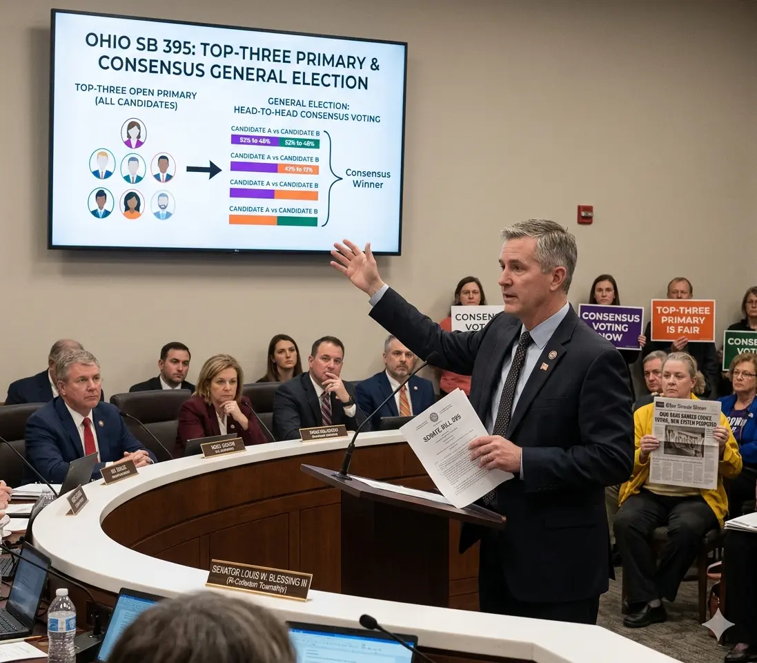 Ohio Senator Proposes Consensus Voting to Replace Current Primary System, Months After State Banned Ranked Choice